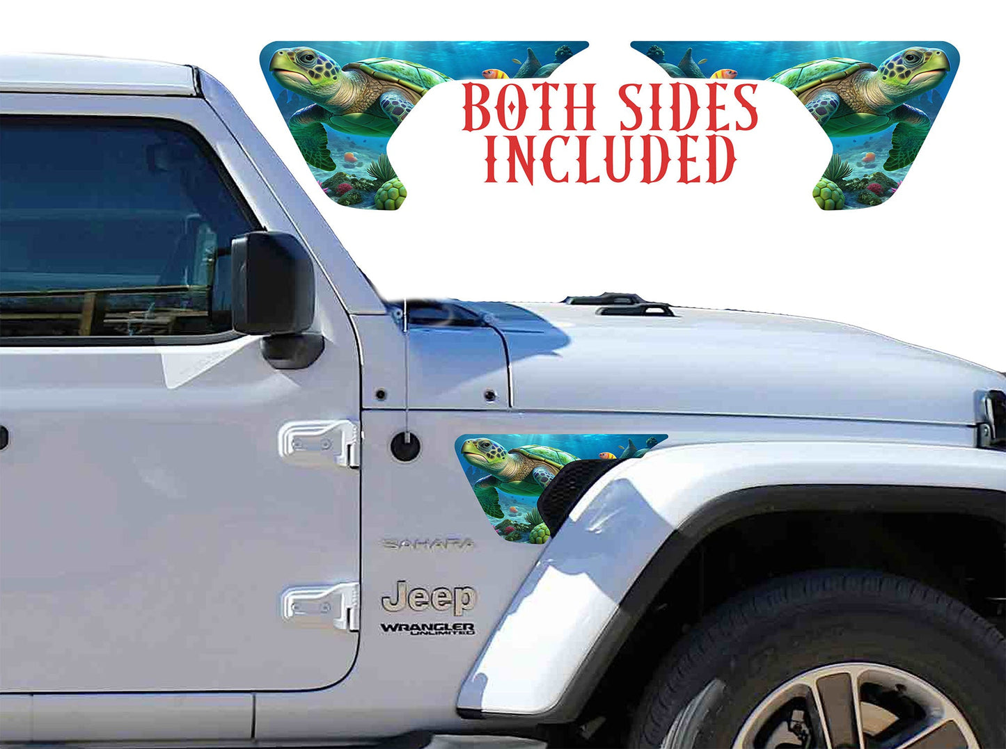 Sea turtle fender vent for the JL or JT 2018 or newer 75