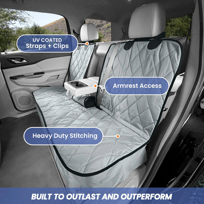 Rear Seat Cover for Fold Down Seats - No Hammock - Regular