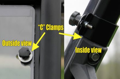 Segway UT10 - 1 Pc Scratch-Resistant Windshield FITS ONLY THE 2 DOOR MODEL!