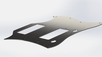 CARBON FIBER Pickguard for SG Standard Full Face Guitar Plate