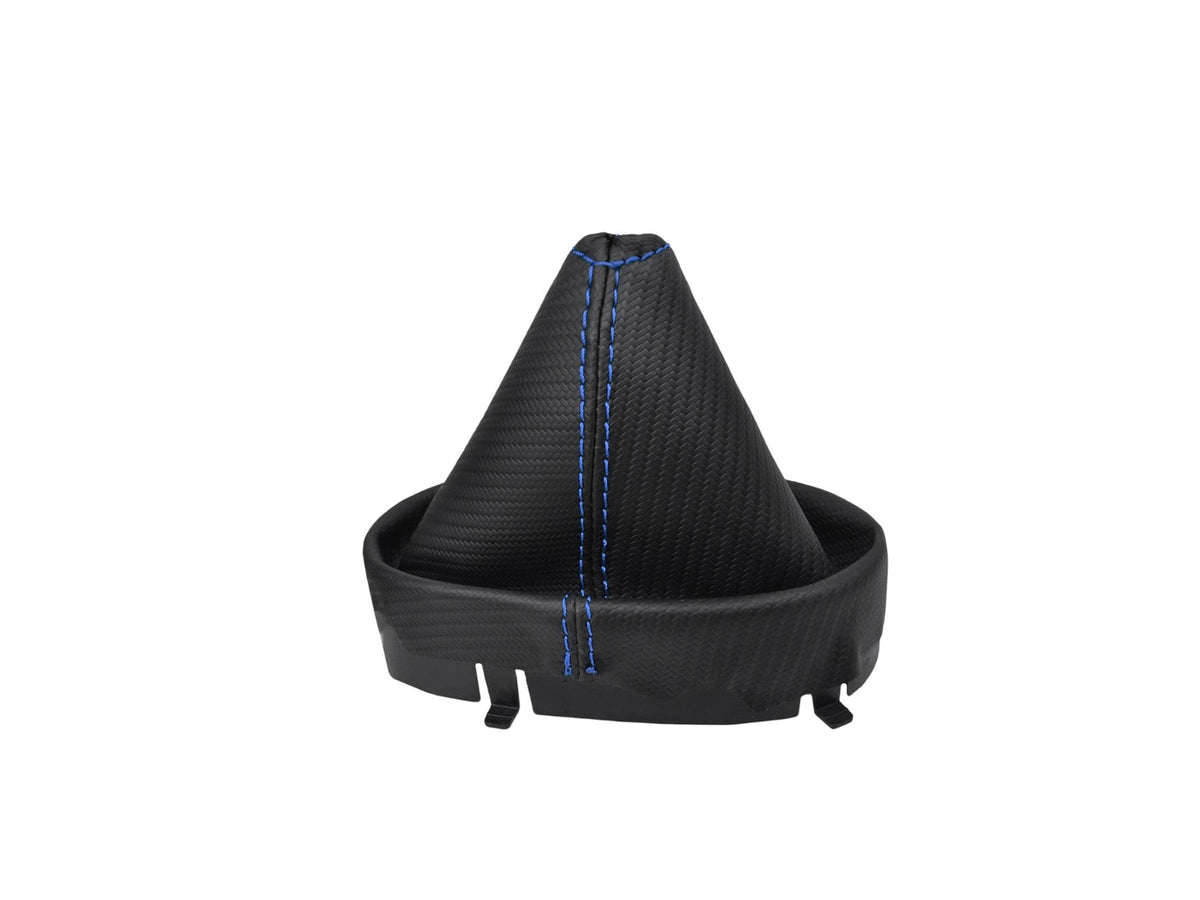 New Carbon Fiber PU Leather Emergency Brake & Shift Boot Cover For 2005-2013 Chevy Corvette C6