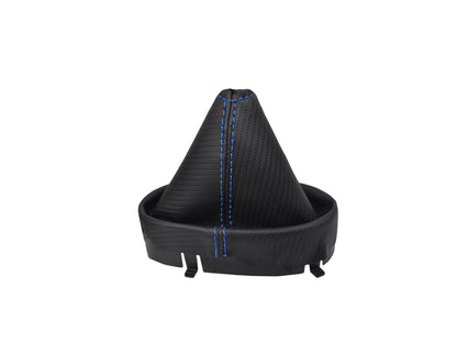 New Carbon Fiber PU Leather Emergency Brake & Shift Boot Cover For 2005-2013 Chevy Corvette C6