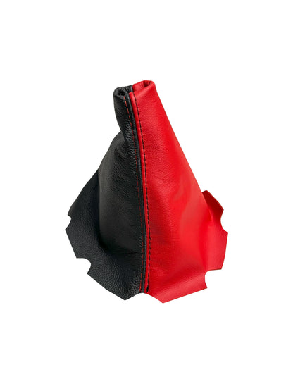 For 1997-2004 Chevy Corvette C5 Torch Red & Black Leather Interior Piece Cover Set