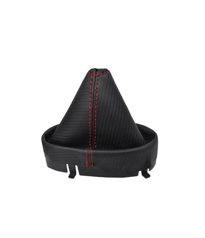 New Carbon Fiber PU Leather Emergency Brake & Shift Boot Cover For 2005-2013 Chevy Corvette C6