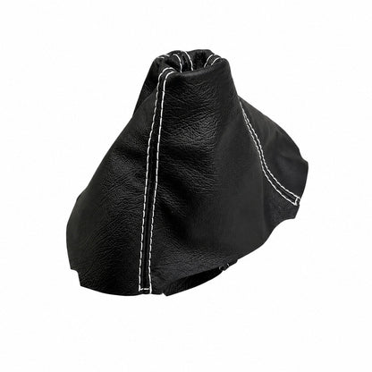 Black Leather MANUAL Shift Boot Cover For Porsche 911 997 2005-2012