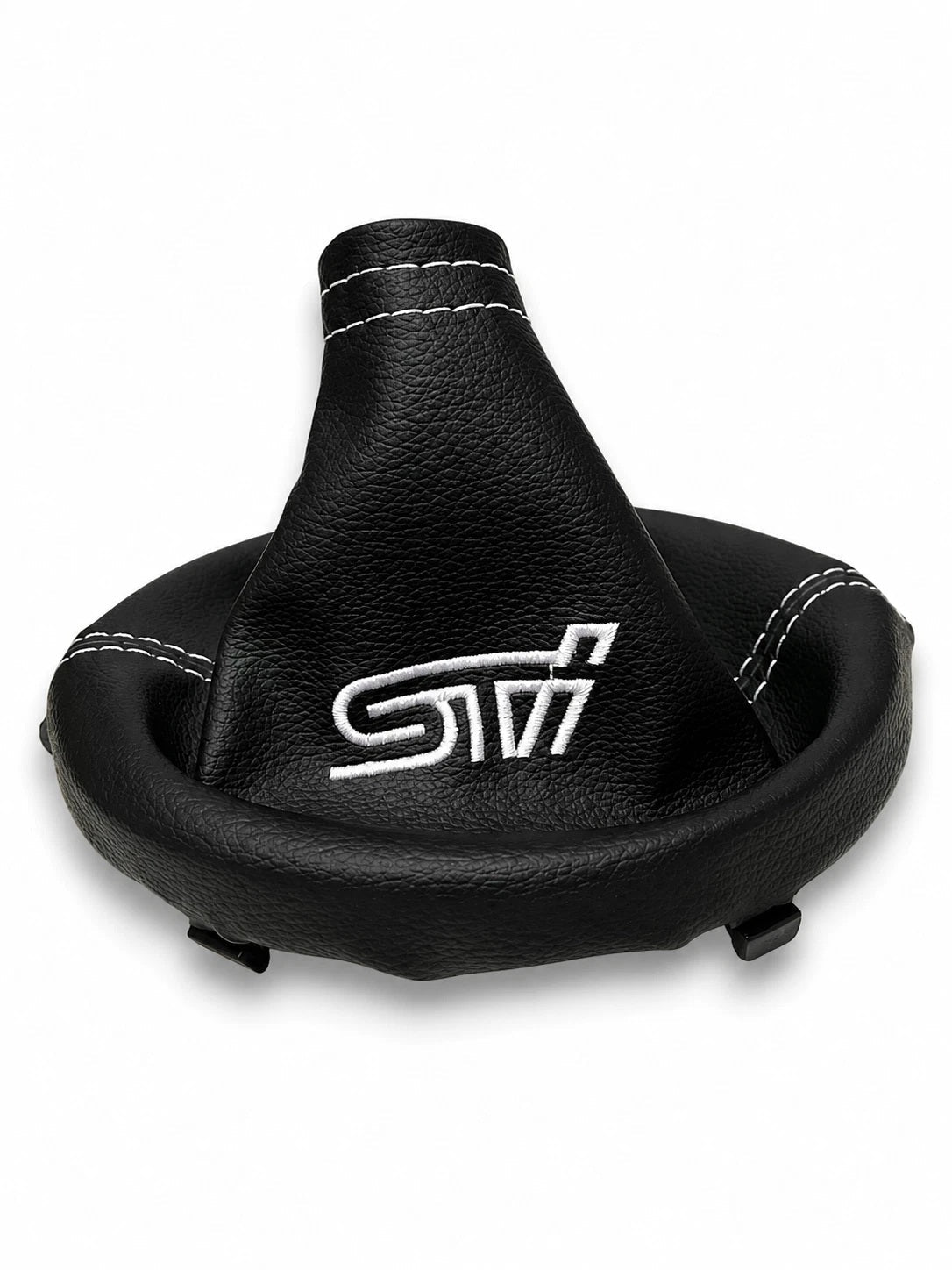 For SUBARU STI 2015-2021 Embroidered PU Leather Shift & Handbrake Boot Cover
