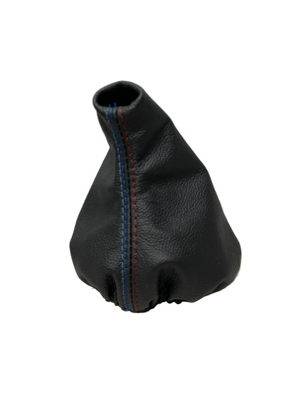 Console Shift & Parking Brake Boot Cover In M/Stitch Fits For BMW E46 1991-2005