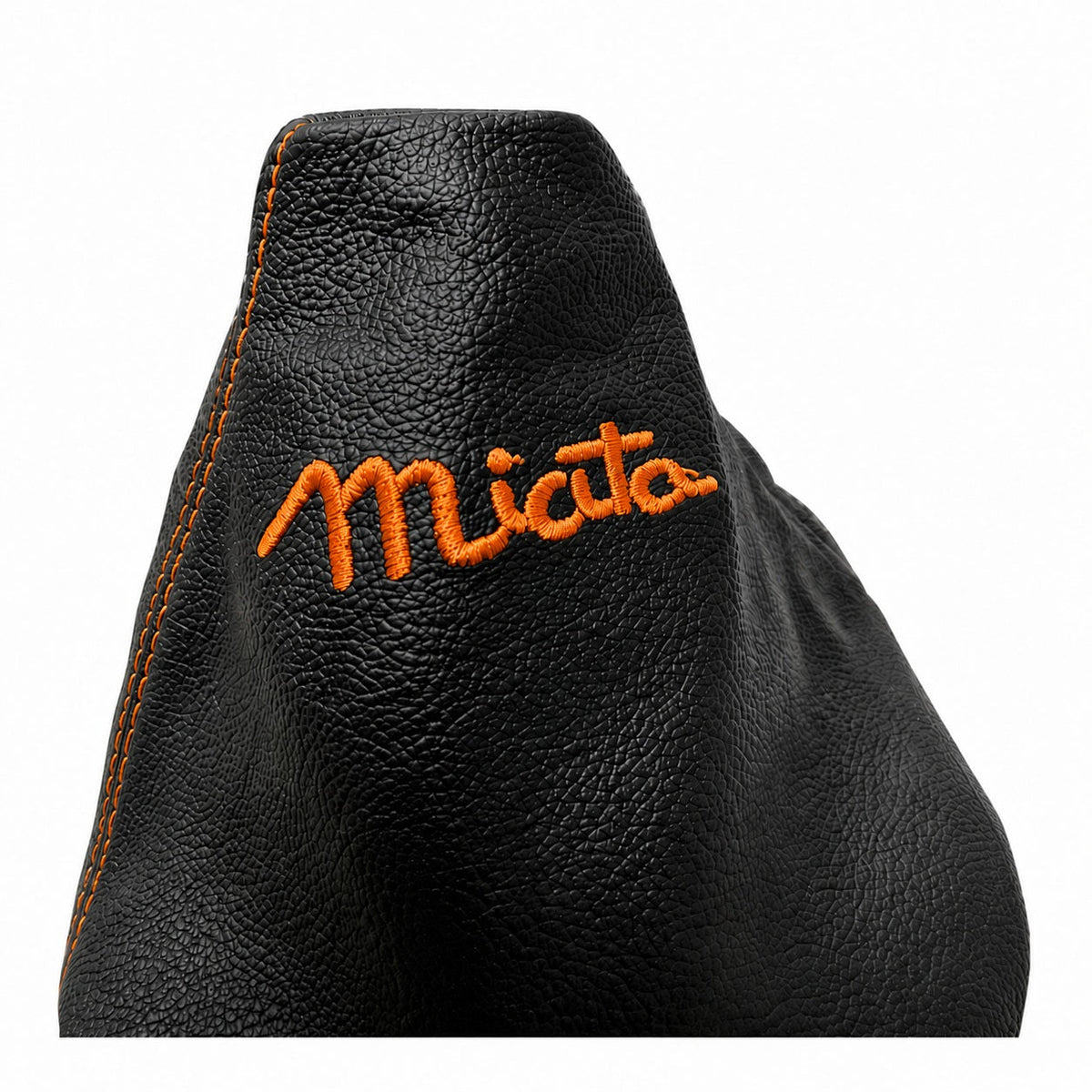Custom Embroidery Leather Shift Boot Cover For Mazda MX-5 MK1 2005 2006 2007 2008 2009
