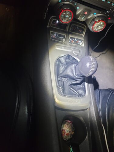 Genuine Leather Shift Boot Cover For Chevy Camaro 2010 2011 2012 2013 2014 2015
