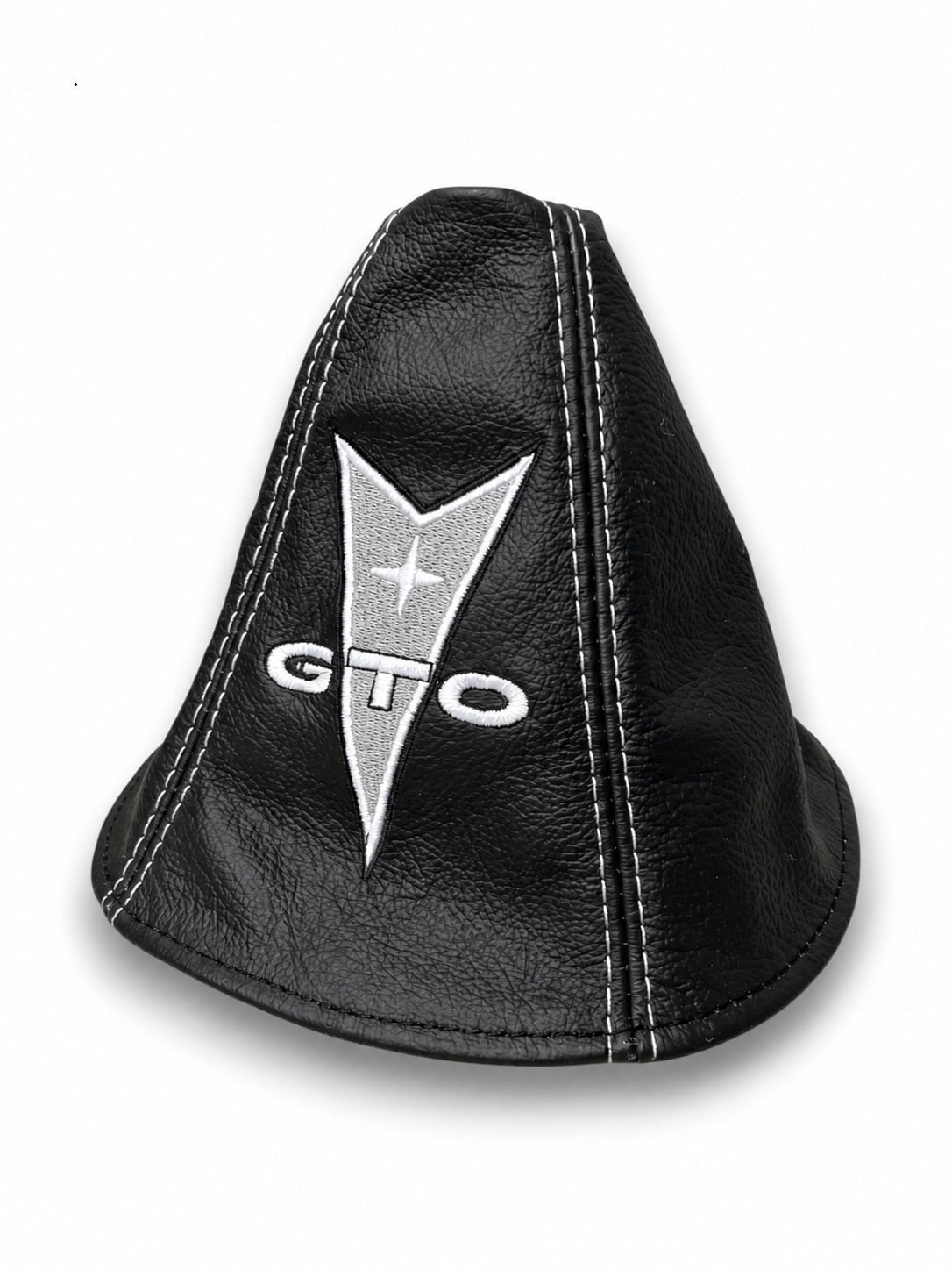 Custom Embroidered Leather Shift Boot Cover for Pontiac GTO 2004 - 2006