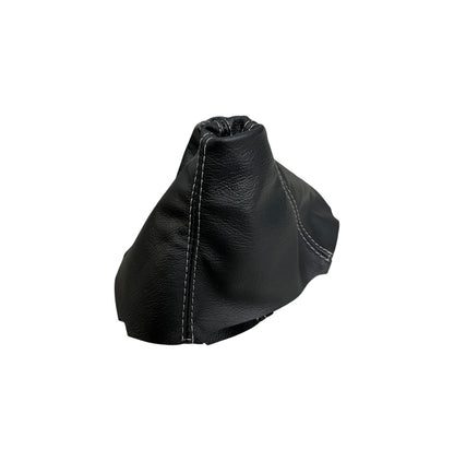 Black Leather MANUAL Shift Boot Cover For Porsche 911 997 2005-2012