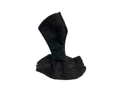 Black Genuine Suede Shift Boot Cover For Porsche Boxster 911 986 996 1997-2004