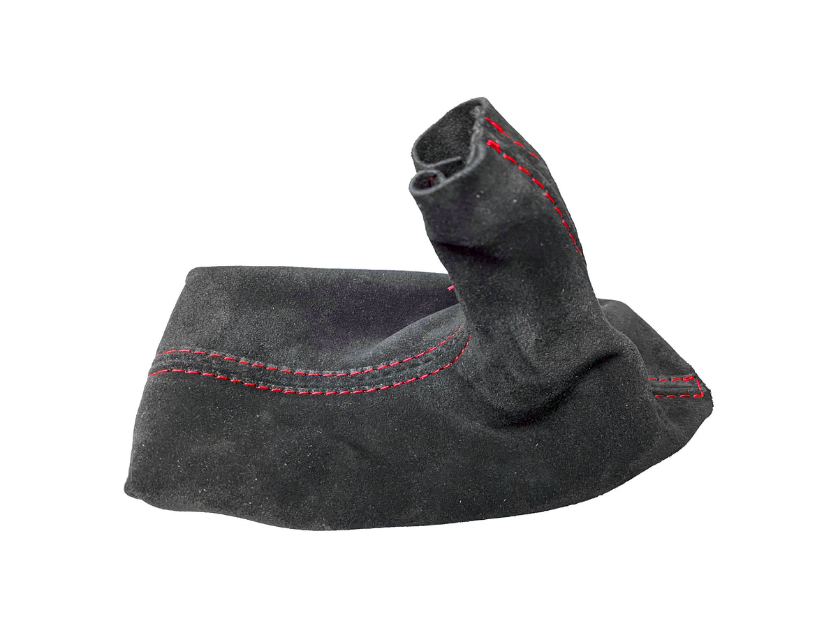 Black Genuine Suede Shift Boot Cover For Porsche Boxster 911 986 996 1997-2004