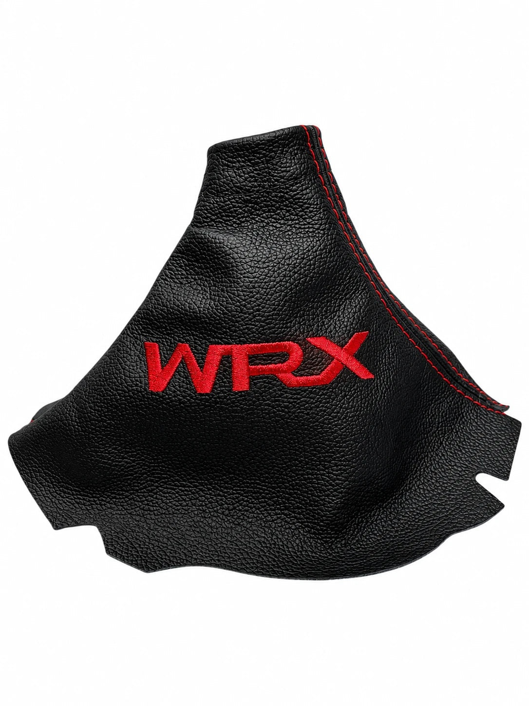 Leather Handbrake & Shift Boot Cover with Embroidery for Subaru Impreza WRX Non STI