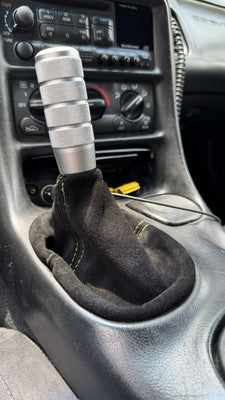 Genuine Suede Shift & Handbrake Boot Cover For 1997-2004 Chevy Corvette C5