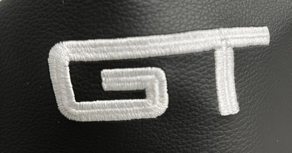 Embroidered Synthetic Leather Shift Boot Cover For 2005-2009 Ford Mustang GT Convertible Coupe