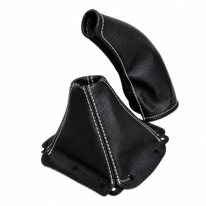 Replacement Leather Shift & E-Brake Boot Cover For Mazda MX-5 MK1 1998-2005