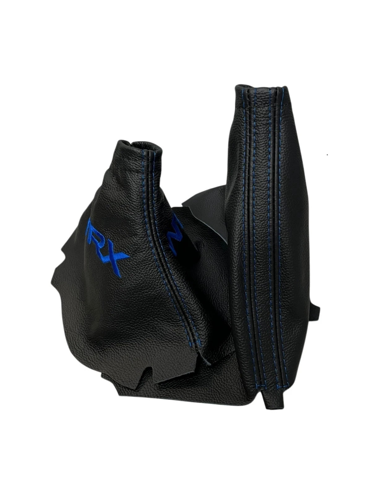 Leather Handbrake & Shift Boot Cover with Embroidery for Subaru Impreza WRX Non STI