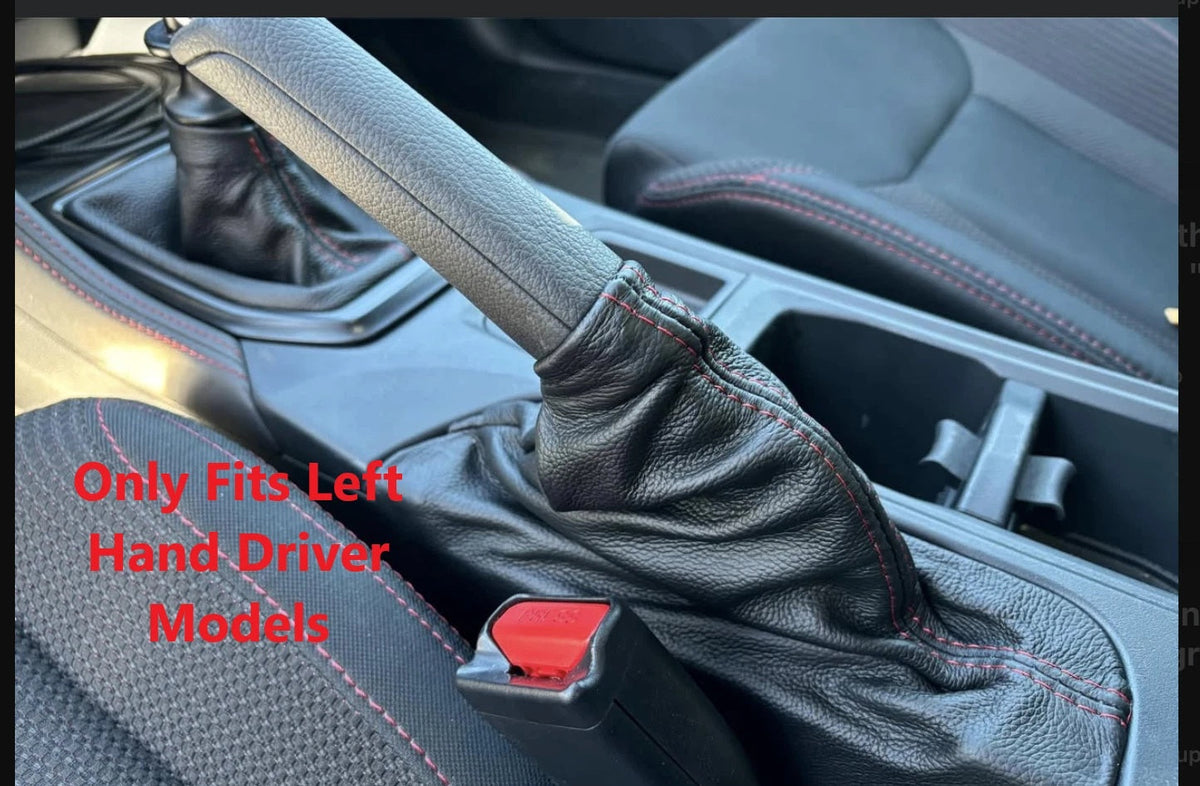 Leather Shift & Handbrake Boot Cover For SUBARU WRX TR 2022-2026