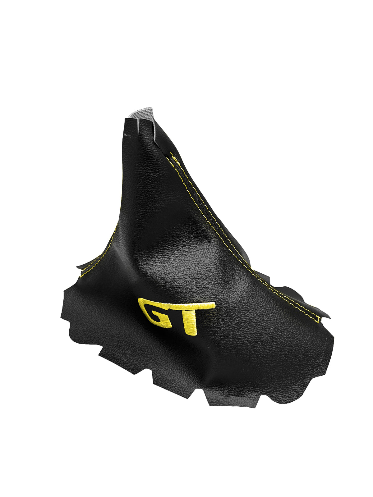Embroidered Synthetic Leather Shift Boot Cover For 2005-2009 Ford Mustang GT Convertible Coupe