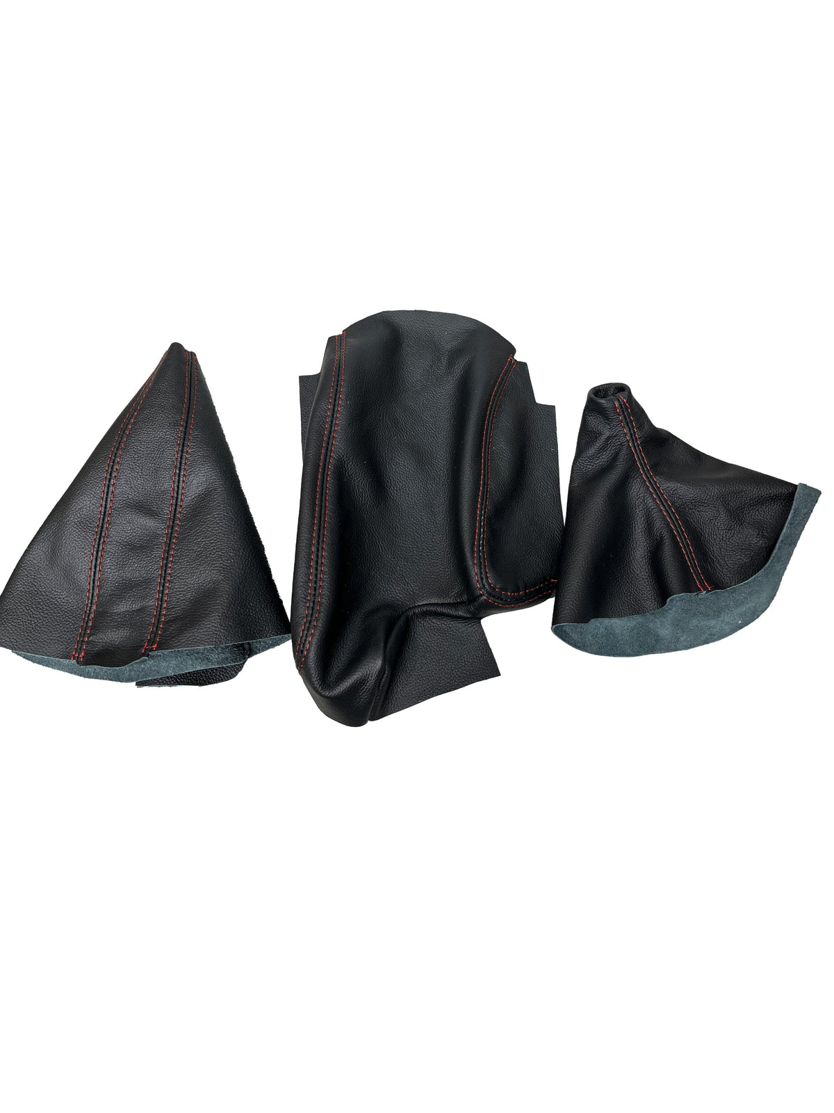 For 1991-2005 BMW E36 E46 3 Series Genuine Leather Console Armrest Shift & Handbrake Boot Cover