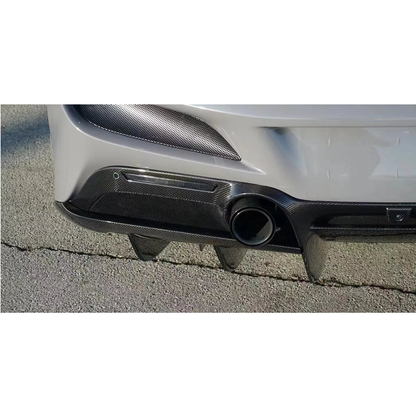 N Style Carbon Fiber Rear Diffuser for Ferrari F8 Tributo