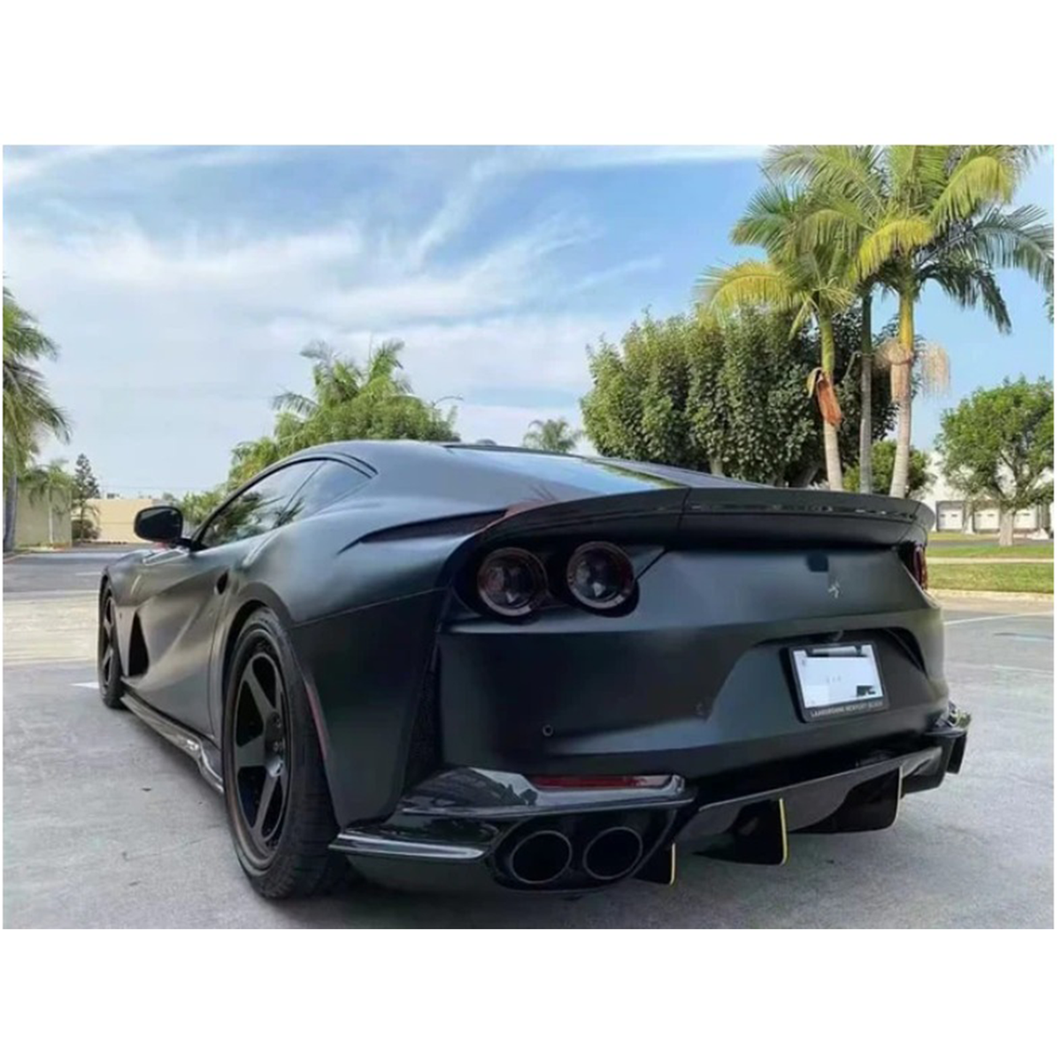 Carbon Fiber Rear Spoiler for Ferrari 812 GTS