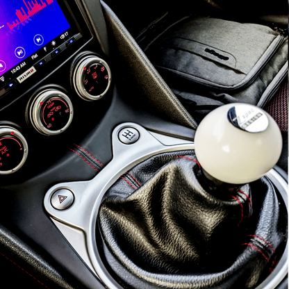 ZSPEC Shift Knob, M12-1.25, Delrin & Stainless, 5-Speed Shift Pattern Coin