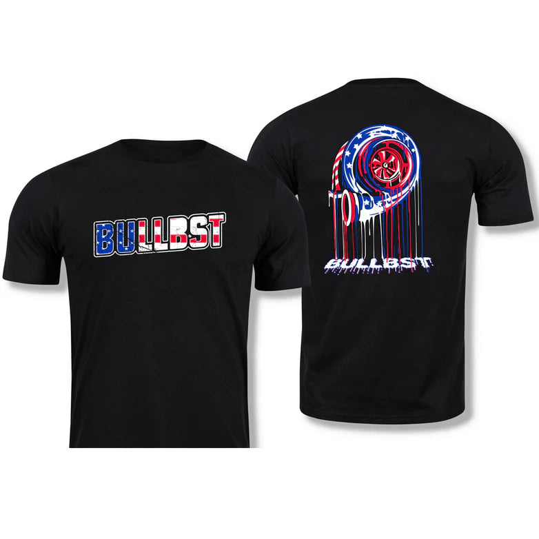 BULL BOOST PERFORMANCE Drippy USA Turbo Heavy Cotton Pre-Shrunk T-Shirt