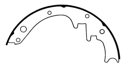Porterfield Brake Shoes for 1968 FORD MUSTANG 302 V8 w/Front Drums