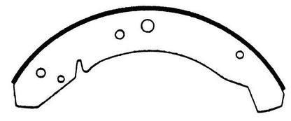 Porterfield Brake Shoes for 1977 PORSCHE 924