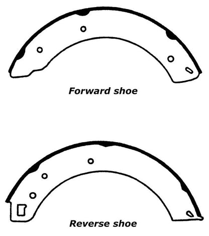 Porterfield Brake Shoes for 1977 LOTUS ELITE