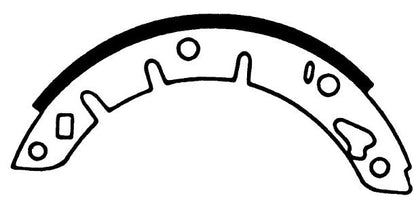 Porterfield Brake Shoes for 1965 MG MGB GT Banjo