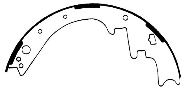 Porterfield Brake Shoes for 1969 DODGE CHARGER w/11" Drums
