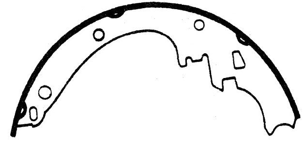 Porterfield Brake Shoes for 1977 CHEVROLET CHEVELLE