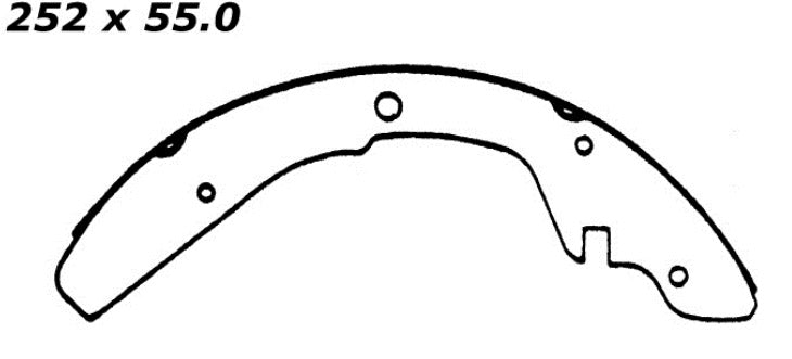 Porterfield Brake Shoes for 1989 VOLKSWAGEN VANAGON