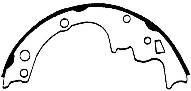 Porterfield Brake Shoes for 2000 CHEVROLET ASTRO VAN 4WD