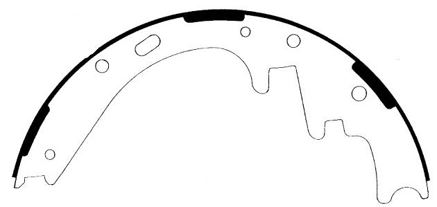 Porterfield Brake Shoes for 2001 DODGE RAM 1500 4WD