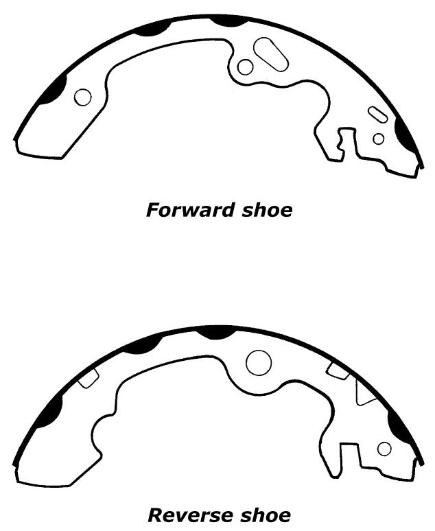 Porterfield Brake Shoes for 2004 FORD FOCUS R/Drum