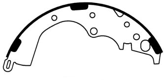 Porterfield Brake Shoes for 2011 TOYOTA TACOMA 4WD  6 Lug