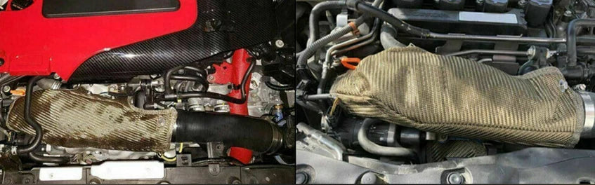 BULL BOOST PERFORMANCE Honda Civic 1.5T Inlet Pipe Turbo Blanket Intake Heat Thermal Shield 10th Gen 2016-2021