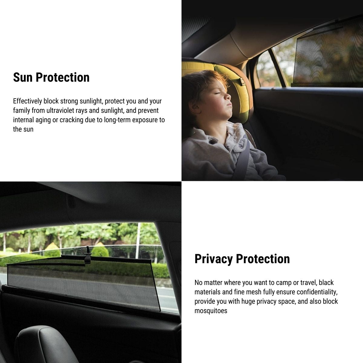 Side Window Shade for Tesla Model 3