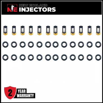 Fuel Injector Rebuild Kit Siemens 1370780049 Fits Mercedes-Benz 5.8L V12 01-02