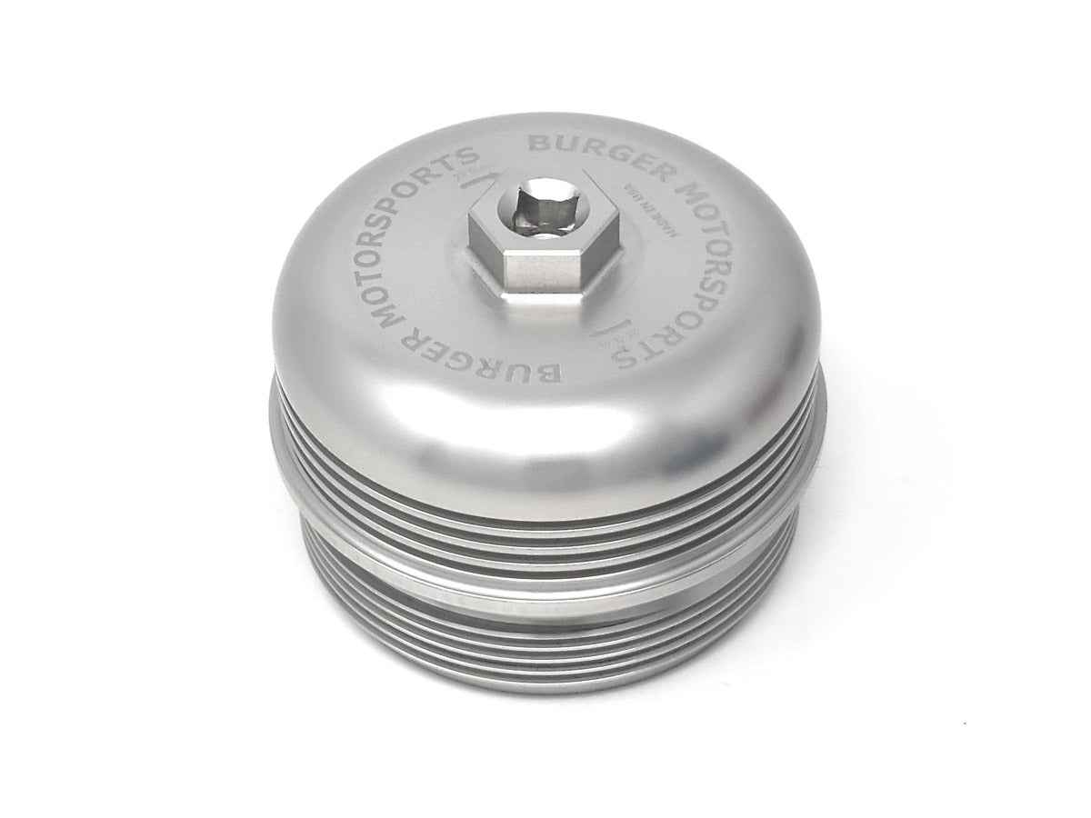 Silver Metal BMW Oil Cap