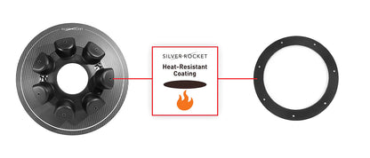 SilverRocket Dry Carbon Fiber R-HR AeroDisc | Porsche GT4 RS (Mg Rims)