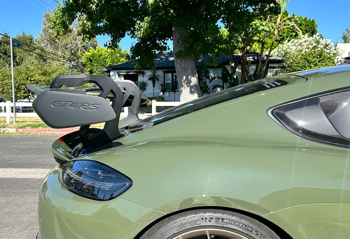 SilverRocket Dry Carbon Fiber Tailgate w Lightweight Glass (718/981 Cayman)