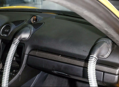 SilverRocket Dry Carbon Fiber Enduro Forced Air Vent Adapter