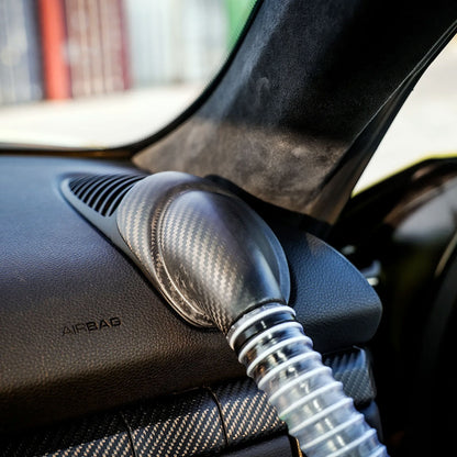 SilverRocket Dry Carbon Fiber Enduro Forced Air Vent Adapter