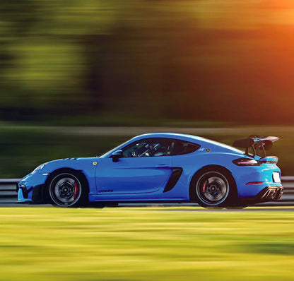 SilverRocket Dry Carbon 3" Wing Risers | Porsche GT4 RS