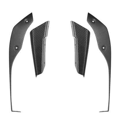 SilverRocket Dry Carbon Fiber Clubsport Dive Plane & Lower Side Spoiler Pack